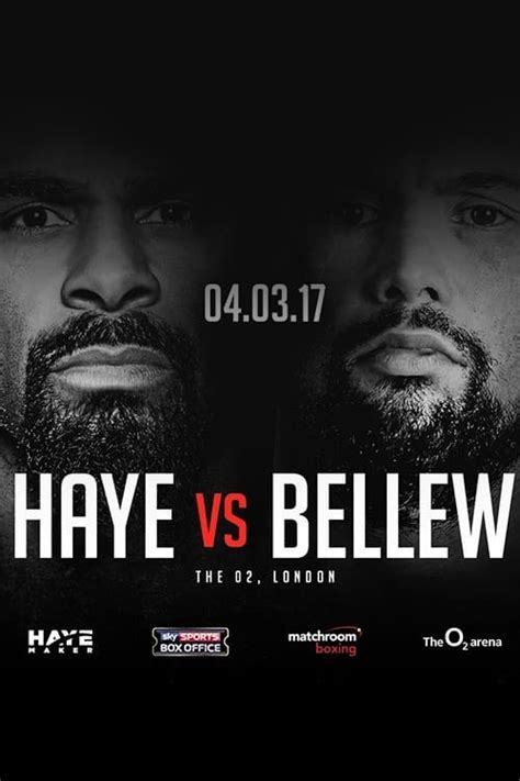 David Haye vs. Tony Bellew (2017) - Posters — The Movie Database (TMDB)