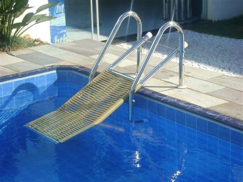 Escada Em Inox Salva Pet Rampa Para Piscina Frete grátis