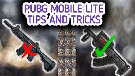 Pubg Mobile Lite Tips And Tricks For Beginners Youtube