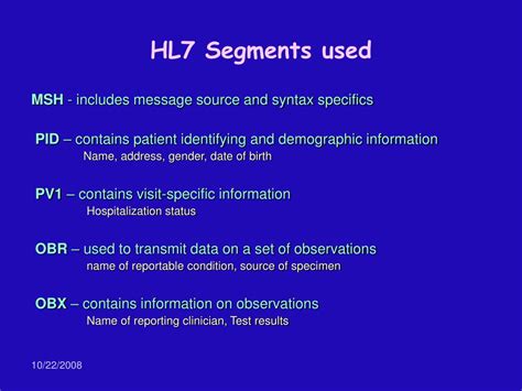 Ppt Using Hl For Clinical Information Exchange Powerpoint