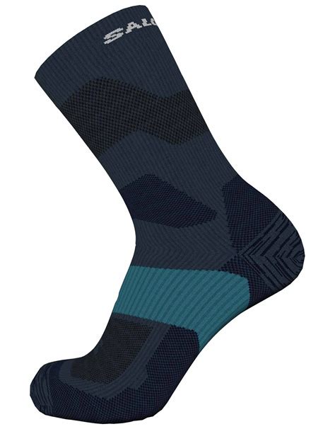 Salomon Socks X Ultra Crew Carbonstargazerpearl Blue Walking Socks