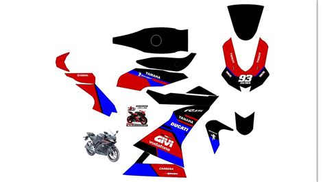 Decal Stiker Full Body Yamaha R Bisa Request Bahan Maxdecal Glossy