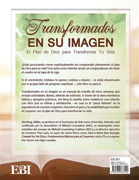 Transformados En Su Imagen — Editorial Bautista Independiente