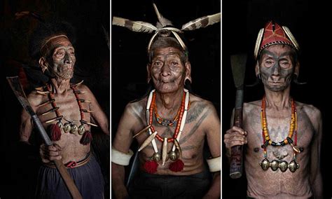 Last Headhunters Of The Konyak Naga Fascinating Portraits Show Elderly