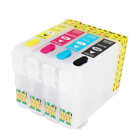 T T Refillable Ink Cartridge For Epson Workforce Wf Dwf Wf