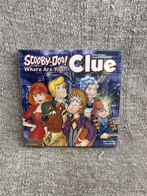 Clue Scooby Doo Where Are You Parker Brothers Classic Detective Game