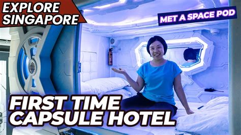 Singapore Capsule Hotel Our First Experience Met A Space Pod