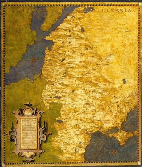 Livonia And Lithuanis Map — Antique World Maps Hq