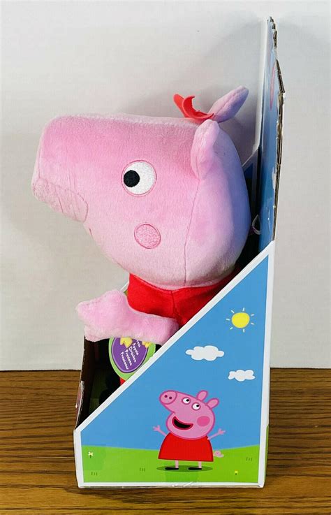 Peppa Pig Oink Along Songs Singing Plush Doll W Pink Music Note Dress