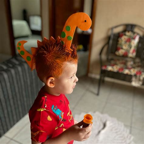 Cabelo Maluco Menino Fácil Dinossauro - Cabelo Maluco Dinossauro