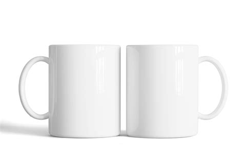 Free Double Mug Mockup - mockupbee