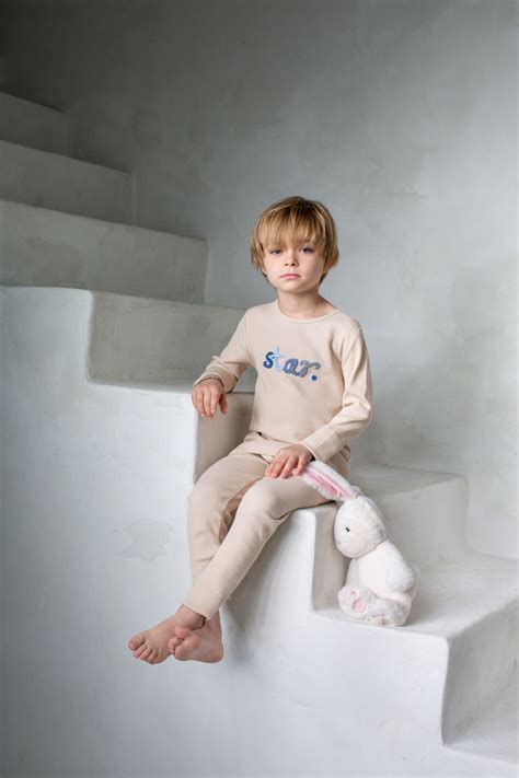 Braided Waffle Star Loungewear Set Boy — Noggiwear