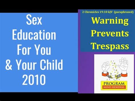 Sex Education For Parents Pat 3 Revised YouTube