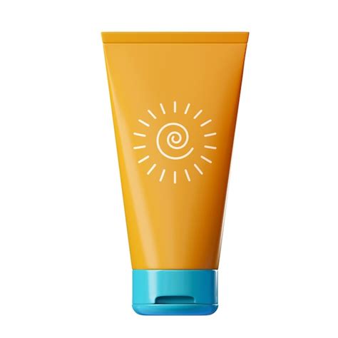 Premium Photo Icon Of Sunscreen Cream After Sun Lotion In Tube Symbol