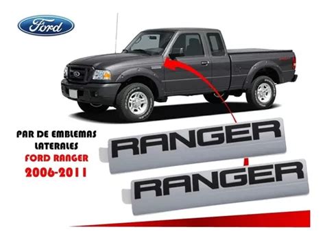 Par De Emblemas Laterales Ford Ranger 2006 2011 Envío gratis