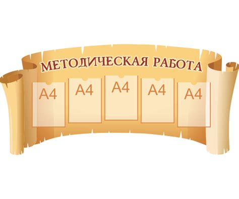 Стенд "Методическая работа" заказать с доставкой по России