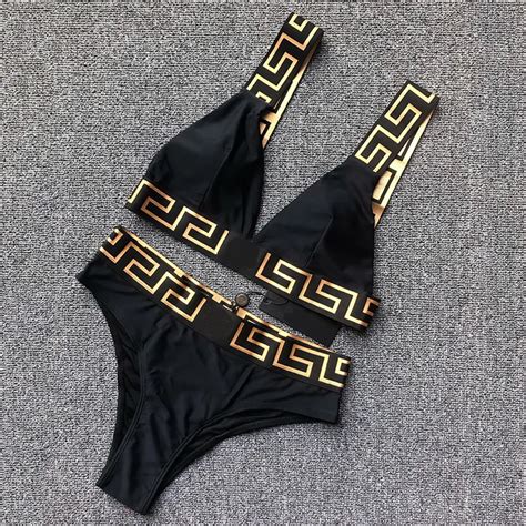 Sexy Swimsuit Swimming Bikini Beach Swims Two Piece Set Folding Seam