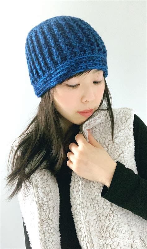 Briar Blue Beanie Unisex Hat | FaveCrafts.com