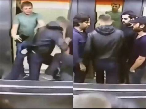 WATCH: "18 piece crispy combo"- MMA style 3 vs. 1 brawl in elevator ...