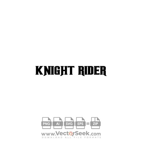 Knight Rider 80s TV Series Logo Vector - (.Ai .PNG .SVG .EPS Free Download)