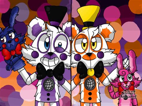 Pin On Funtime Freddy And Bon Bon Me Bonnet And Funtime Foxy