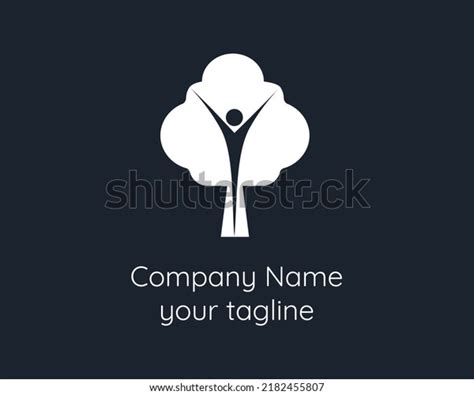 Minimalist Simple Modern Tree Icon Logo Stock Vector (Royalty Free) 2182455807 | Shutterstock