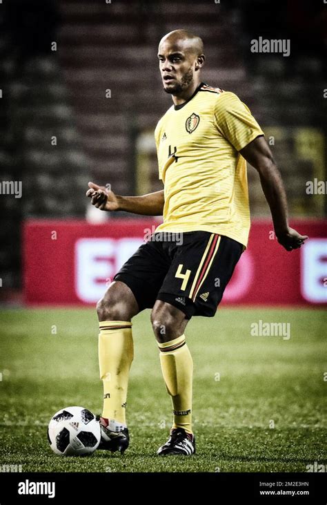 Belgium S Vincent Kompany Pictured In Action During A Friendly Game