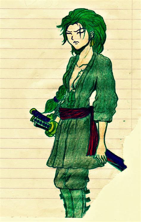 Genderbent Zoro By Animecrossovermania On Deviantart