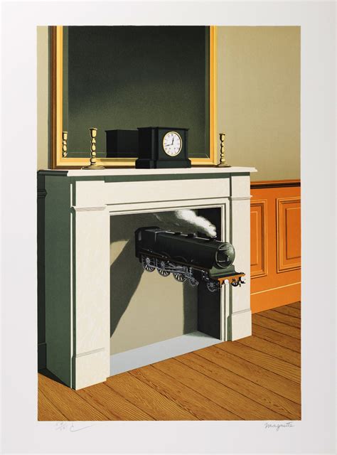 René MAGRITTE - La Durée Poignardée (Time Transfixed)