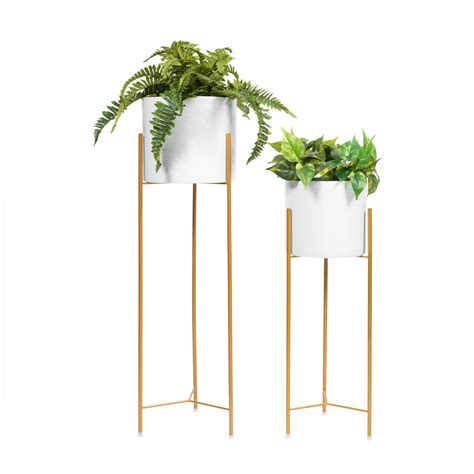 Natural Rattan Plant Stands Tan Glamplife