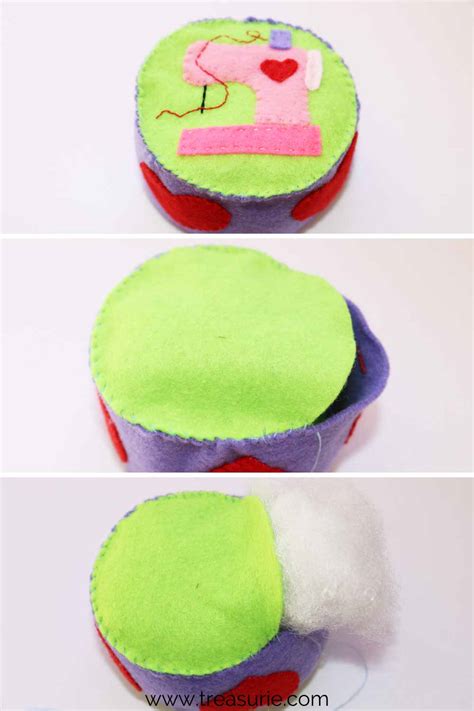 Felt Pincushion Pattern Printable Pattern Tutorial Treasurie