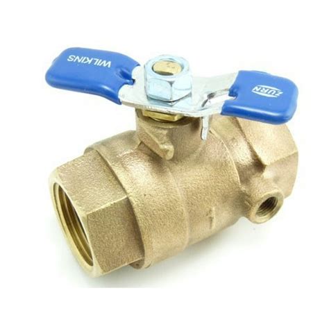 Zurn 1 850t 1 Inch Tapped Ball Valve Works With 1 Wilkins 975xl