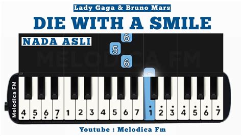 Die With A Smile If The World Was Ending I Wanna Be Next To You Easy Pianika Tutorial Youtube