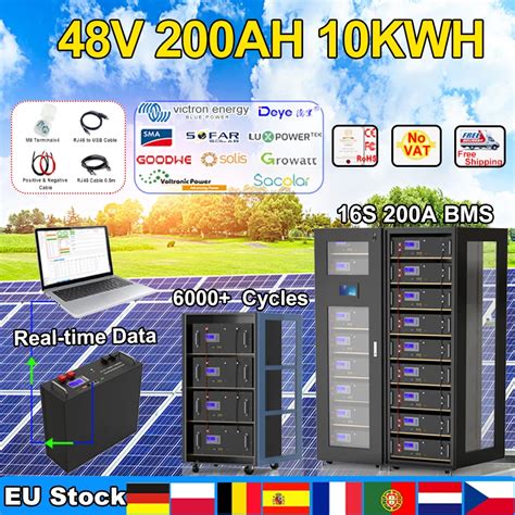 48V 200Ah LiFePO4 Battery 100Ah 150Ah Full Capacity Battery Pack With