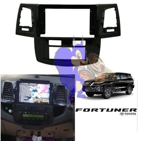 Jual Frame Head Unit Android Fortuner 2010 2015 9 Inch Di Lapak