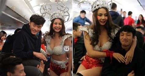 Vietnamese Bikini Airline Rewards Soccer Team Win With Sexy Show