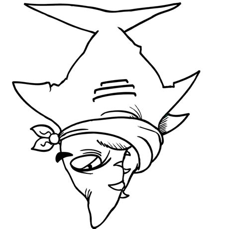 Shark Coloring Page Shark With Toothache Coloring Nation