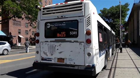 Mta 2011 2012 Novabus Lfsas 5802 5880 5341 Bx15 Buses Youtube