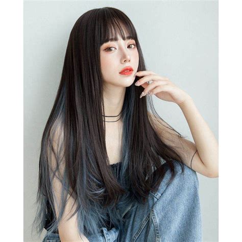 Foto Model Rambut Pakai Poni Makin Kece Mau Coba