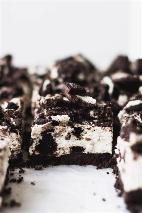 No Bake Oreo Cheesecake Bars