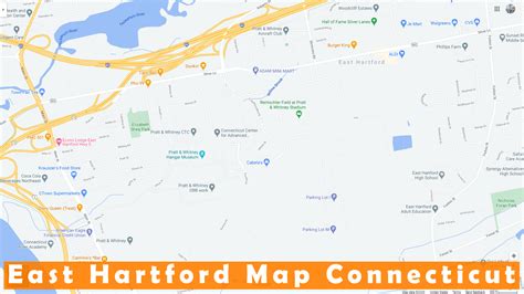 East Hartford, Connecticut Map