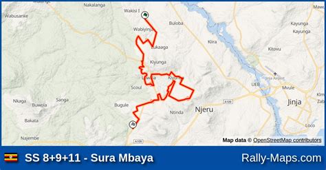 SS 8+9+11 - Sura Mbaya stage map | Pearl of Africa Uganda Rally 2024 ...