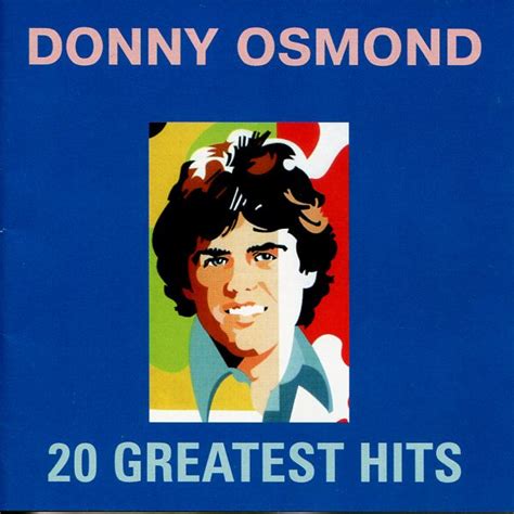 Donny Osmond Greatest Hits Cd Compilation Unofficial Release