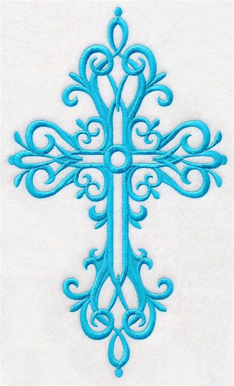 Machine Embroidery Designs At Embroidery Library Cross In Filigree 1