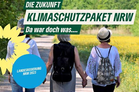 Erstes Klimaschutzpaket für Nordrhein Westfalen BÜNDNIS 90