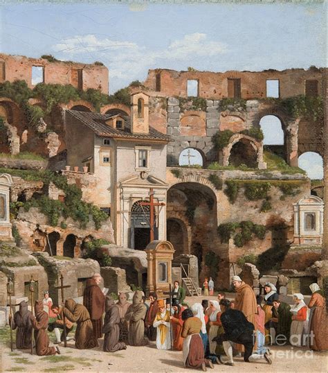 View Of The Interior Of The Colosseum Painting By Celestial Images