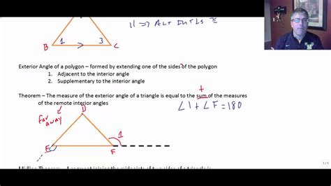 Section Triangle Application Theorems Youtube