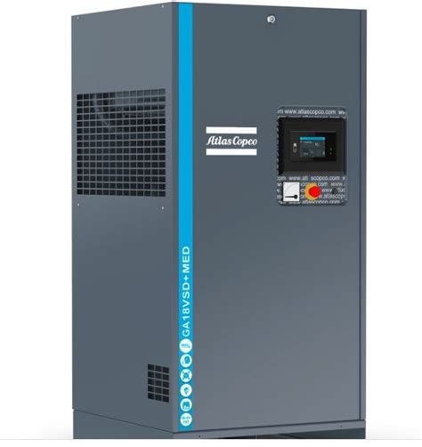 Ac Three Phase Atlas Copco Ga Vsd MED Oil Injected Screw Compressors At