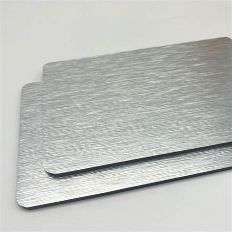 Ideabond Quality Pvdf Aluminum Composite Panel Flash Silver Brushed