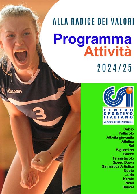 Programma Di Attivit Stagione Sportiva Csi